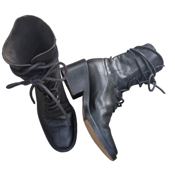 Ann Demeulemeester Shoes - Ann Demeulemeester lace up leather boots 37 (US 7)
